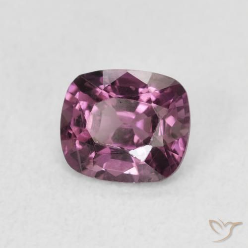 Spinello Viola scuro naturale da 0.86 ct, Cuscino, VS