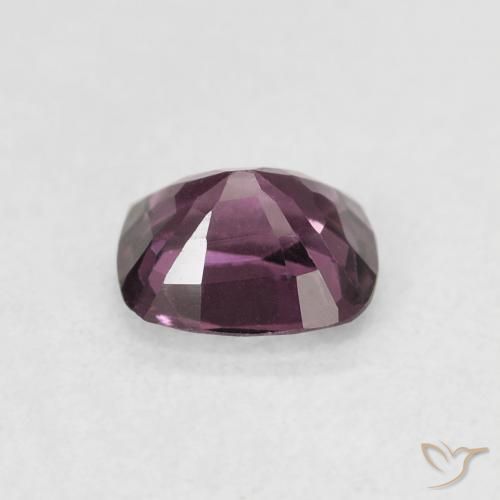 Spinello Viola scuro naturale da 0.86 ct, Cuscino, VS