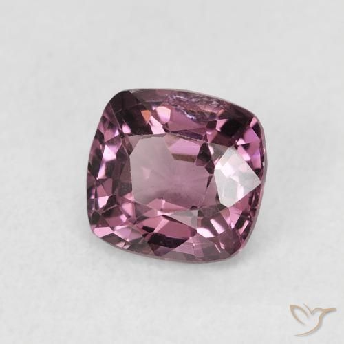 Spinello Viola rossastro naturale da 1.02 ct, Cuscino, VS