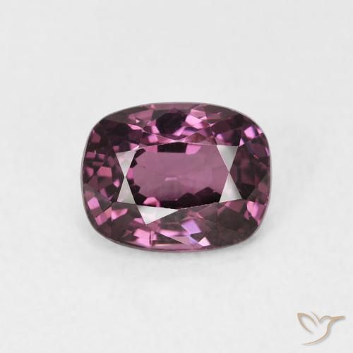 1.24ct Naturale Viola rossastro Spinello, Cuscino, VVS-VS
