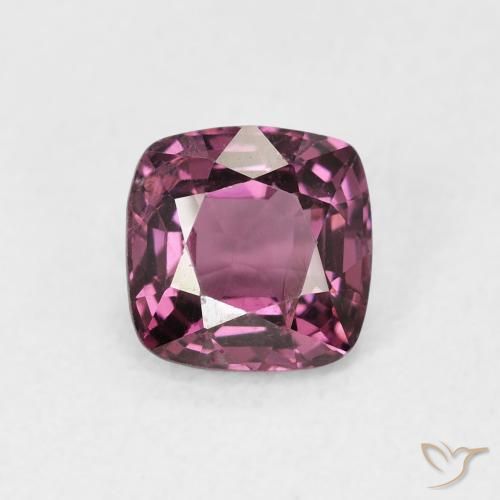 1.01ct Naturale Medium Dark-Purple Spinello, Cuscino, VS