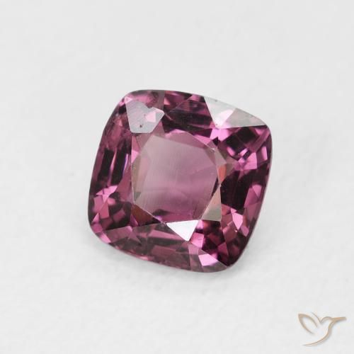 Spinello Medium Dark-Purple naturale da 1.01 ct, Cuscino, VS