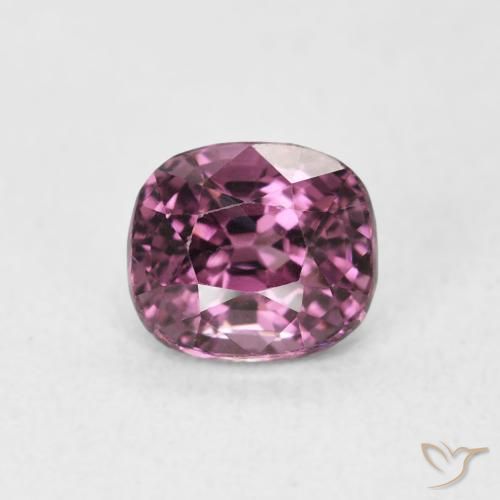 1.08ct Naturale Viola rossastro Spinello, Cuscino, VS