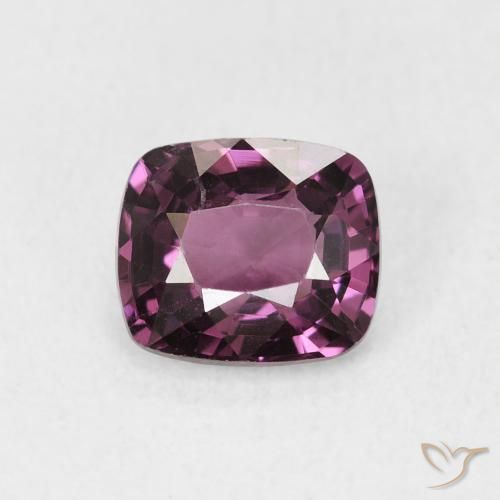 1.36ct Naturale Viola scuro Spinello, Cuscino, VS, Photo A