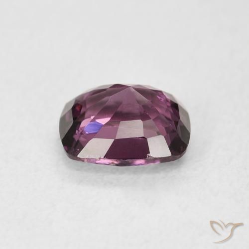 Spinello Viola scuro naturale da 1.36 ct, Cuscino, VS