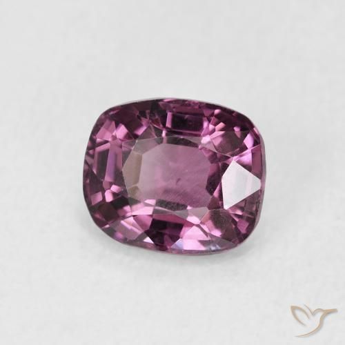 Spinello Viola scuro naturale da 1.07 ct, Cuscino, VS