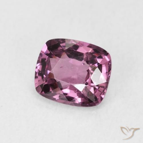 Spinello Viola scuro naturale da 1.14 ct, Cuscino, VS