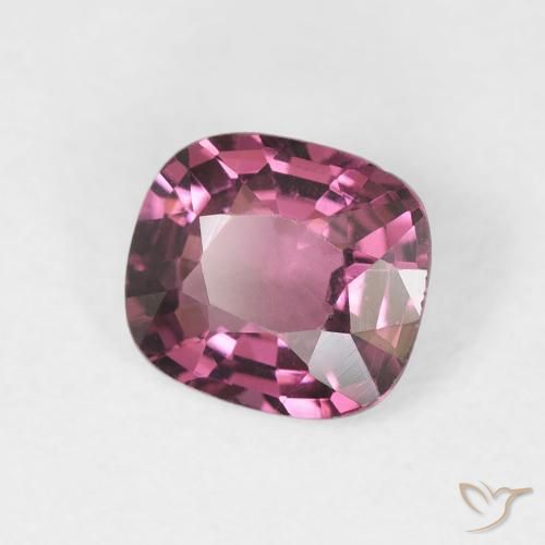 Spinello Rosa scuro naturale da 0.95 ct, Cuscino, VS