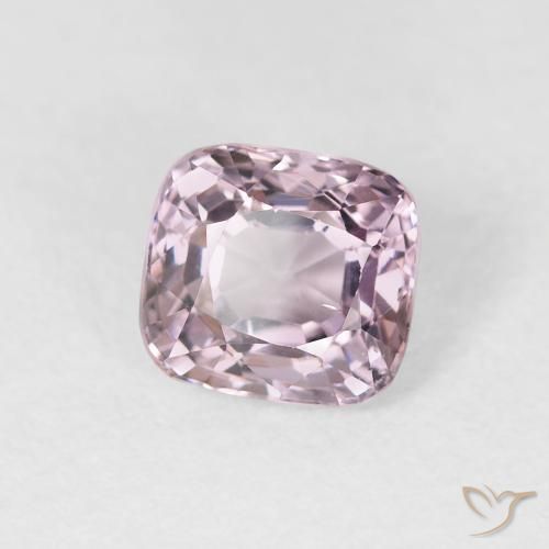 Spinello Viola chiaro naturale da 1.09 ct, Cuscino, VVS-VS