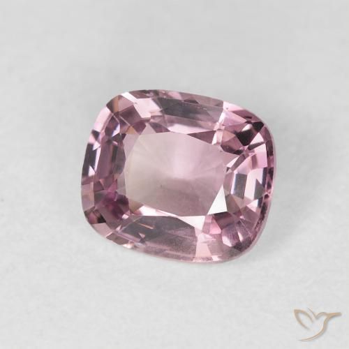 Spinello Viola chiaro naturale da 1.27 ct, Cuscino, VS