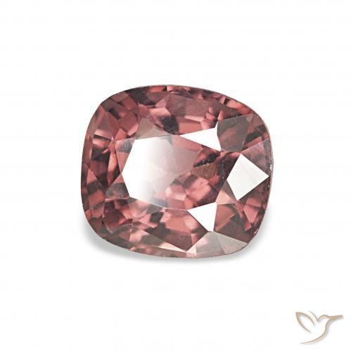 Spinello Rosso scuro naturale da 1.00 ct, Cuscino, VVS-VS