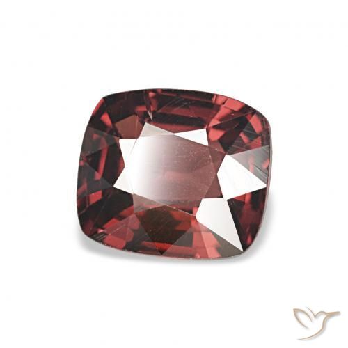 Spinello Rosso scuro naturale da 1.09 ct, Cuscino, VS