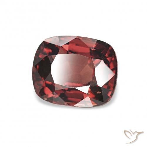 Spinello Rosso scarlatto naturale da 1.12 ct, Cuscino, VS