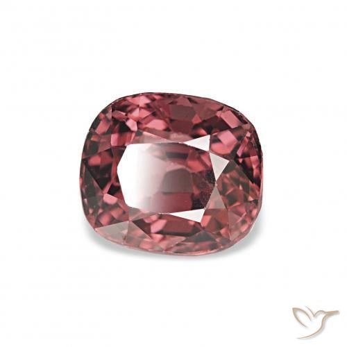 Spinello Tono rosso scarlatto naturale da 1.09 ct, Cuscino, VS