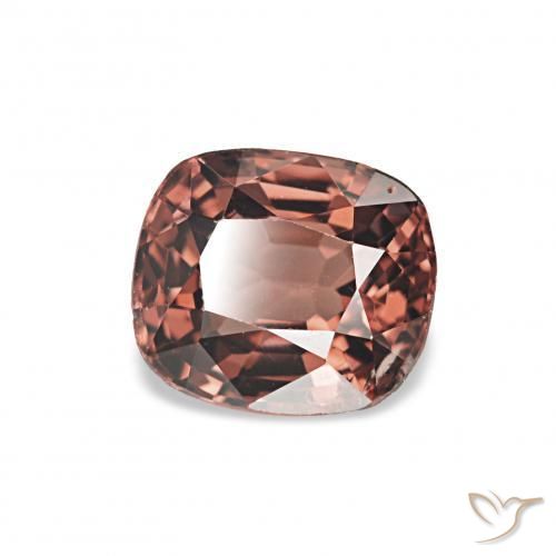 Spinello Rosso scuro naturale da 0.96 ct, Cuscino, VS