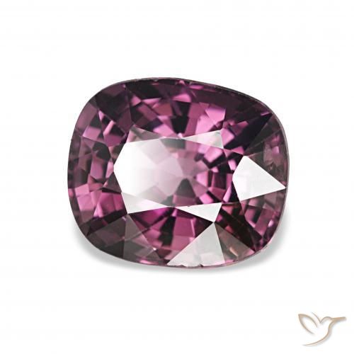 Spinello Viola medio naturale da 1.69 ct, Cuscino, VVS-VS