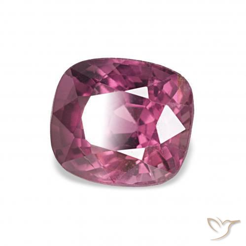 Spinello Bacca Viola naturale da 1.23 ct, Cuscino, VVS-VS