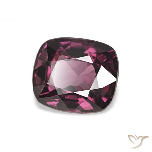 Spinello Viola scuro naturale da 1.17 ct, Cuscino, VVS-VS