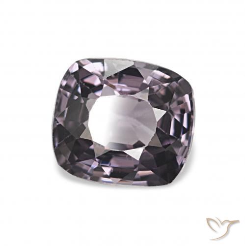 Spinello Purplish Grey naturale da 1.17 ct, Cuscino, VVS-VS