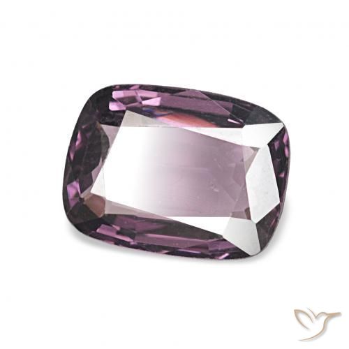 Spinello Viola Boysenberry naturale da 1.35 ct, Cuscino, VVS-VS