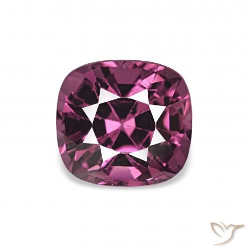 1.12ct Viola rossastro Spinello, Cuscino, VVS-VS