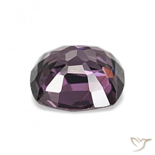 Spinello Viola medio naturale da 1.36 ct, Cuscino, VVS-VS