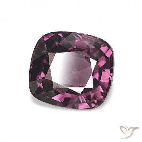 Spinello Viola medio naturale da 1.66 ct, Cuscino, VVS-VS
