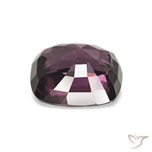 Spinello Viola medio naturale da 1.66 ct, Cuscino, VVS-VS