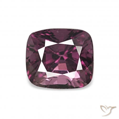 1.38ct Rosso porpora intenso Spinello, Cuscino, VVS