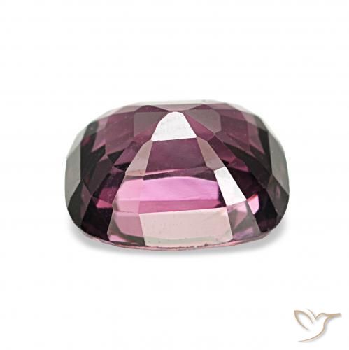 Spinello Rosso porpora intenso naturale da 1.58 ct, Cuscino, VVS