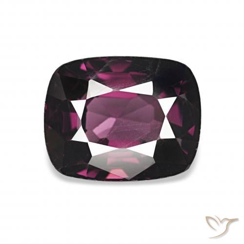 1.69ct Viola scuro Spinello, Cuscino, VVS