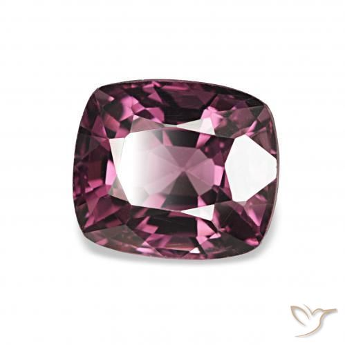 Spinello Viola medio naturale da 1.37 ct, Cuscino, VVS
