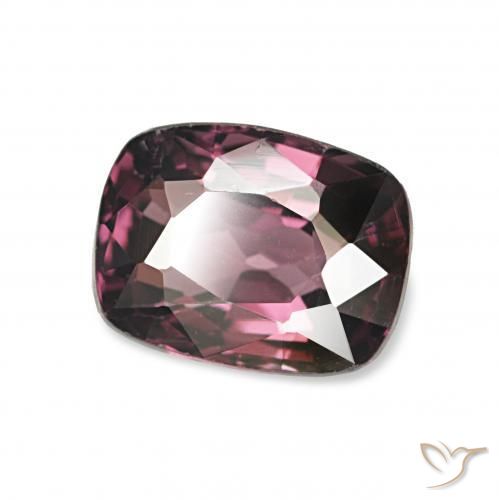 Spinello Viola scuro naturale da 1.28 ct, Cuscino, VVS