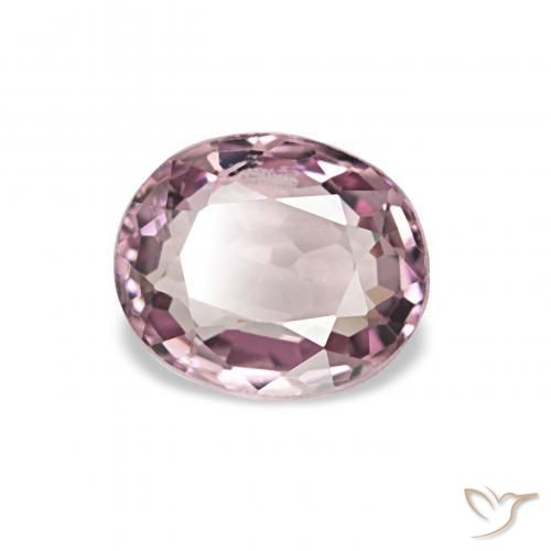 Spinello Medium Dark-Purple naturale da 0.67 ct, Ovale, VVS-VS