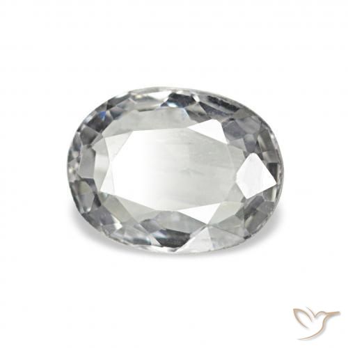 Spinello Grigio chiaro naturale da 0.56 ct, Ovale, VS