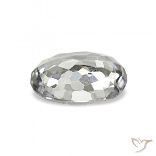 Spinello Grigio chiaro naturale da 0.56 ct, Ovale, VS