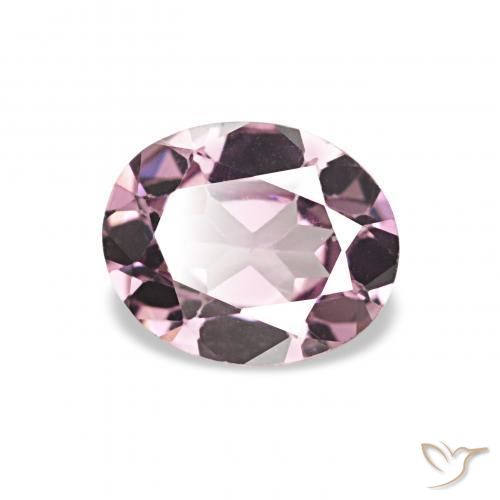Spinello Viola chiaro naturale da 0.62 ct, Ovale, VVS-VS