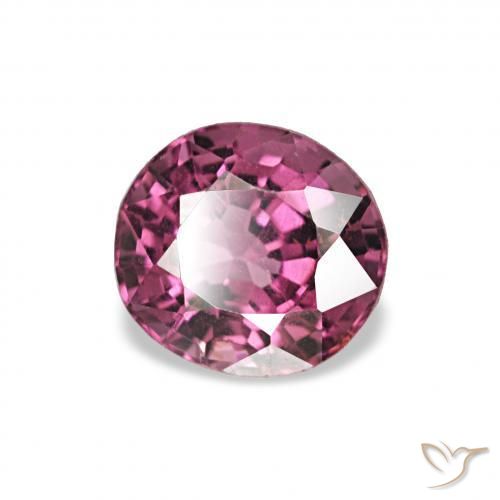 Spinello Rosso lampone naturale da 0.62 ct, Ovale, VVS-VS