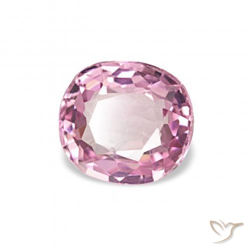 Spinello Rosa gomma da masticare naturale da 0.52 ct, Cuscino, VVS-VS
