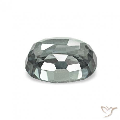 Spinello Blue-Green Silver naturale da 0.58 ct, Cuscino, VVS-VS