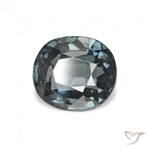 Spinello Grigio scuro naturale da 0.71 ct, Cuscino, VVS-VS