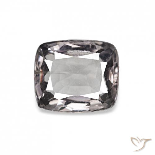 0.73ct Grigio molto chiaro Spinello, Cuscino, VVS-VS