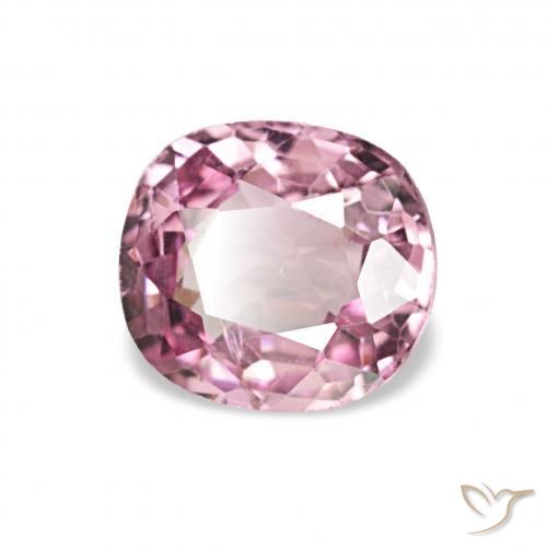 Spinello Rosa hot naturale da 0.64 ct, Cuscino, VS