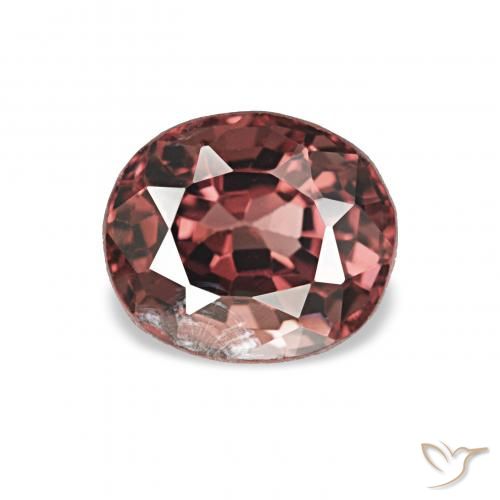 0.80ct Rosso scuro Spinello, Ovale, VS-SI
