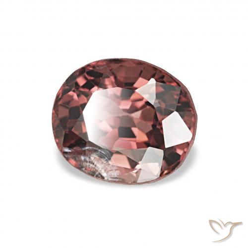 Spinello Rosso scuro naturale da 0.80 ct, Ovale, VS-SI