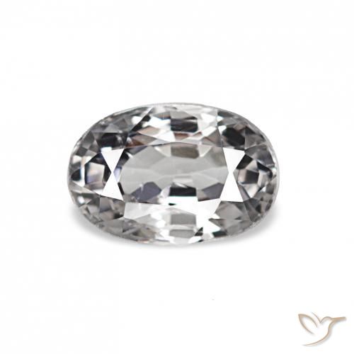 0.77ct Grigio chiaro Spinello, Ovale, VS