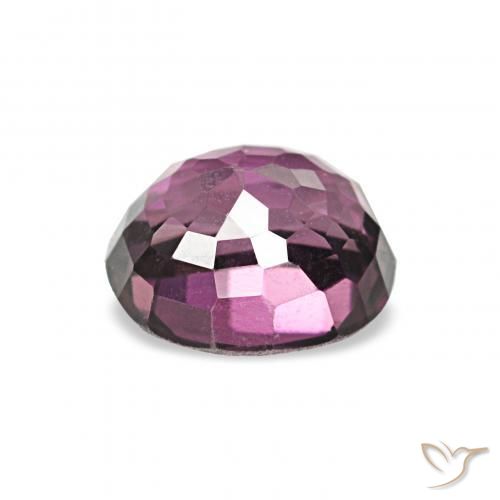 Spinello Viola Boysenberry naturale da 0.81 ct, Ovale, VVS-VS