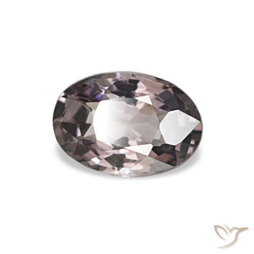 Spinello Light Greyish Purple naturale da 0.57 ct, Ovale, VVS-VS