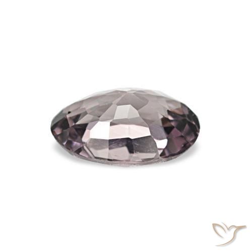 Spinello Light Greyish Purple naturale da 0.57 ct, Ovale, VVS-VS