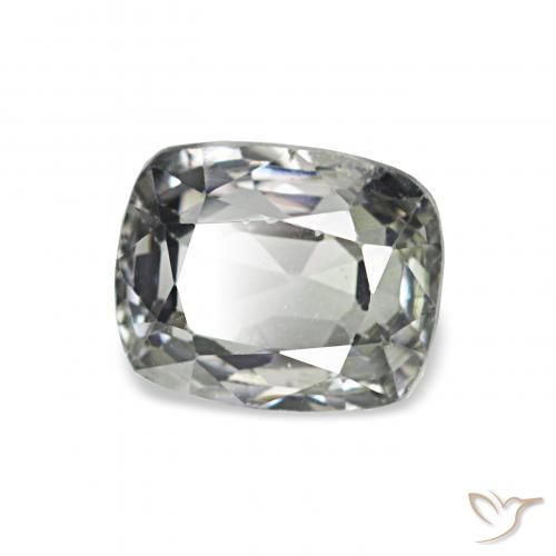 Spinello Grigio medio naturale da 0.88 ct, Cuscino, VVS-VS